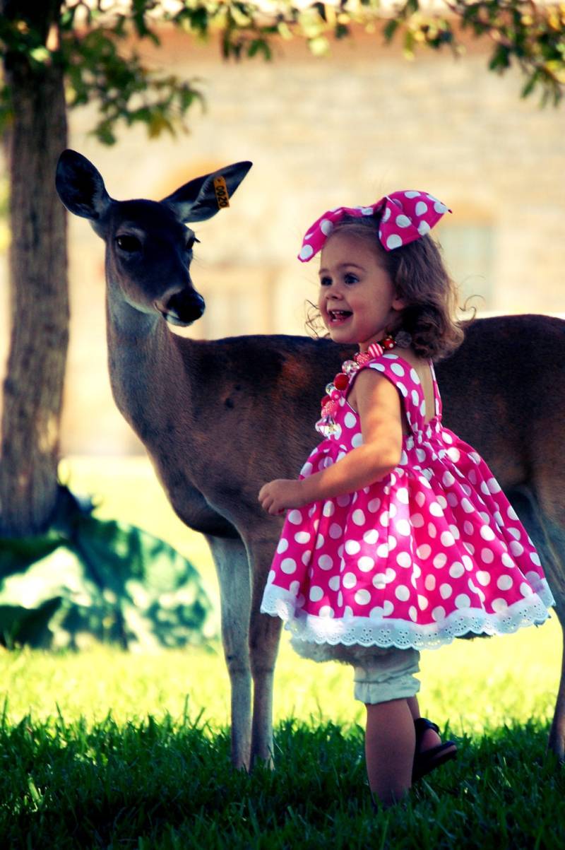 Minnie Maus Kleid, Kleid Mädchen, Rosa Geburtstag Outfit von VeryChicBaby