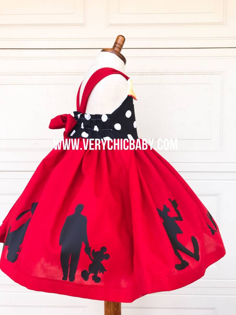 Minnie Maus Kleid, Mädchen Mickey Maus Kleid von VeryChicBaby
