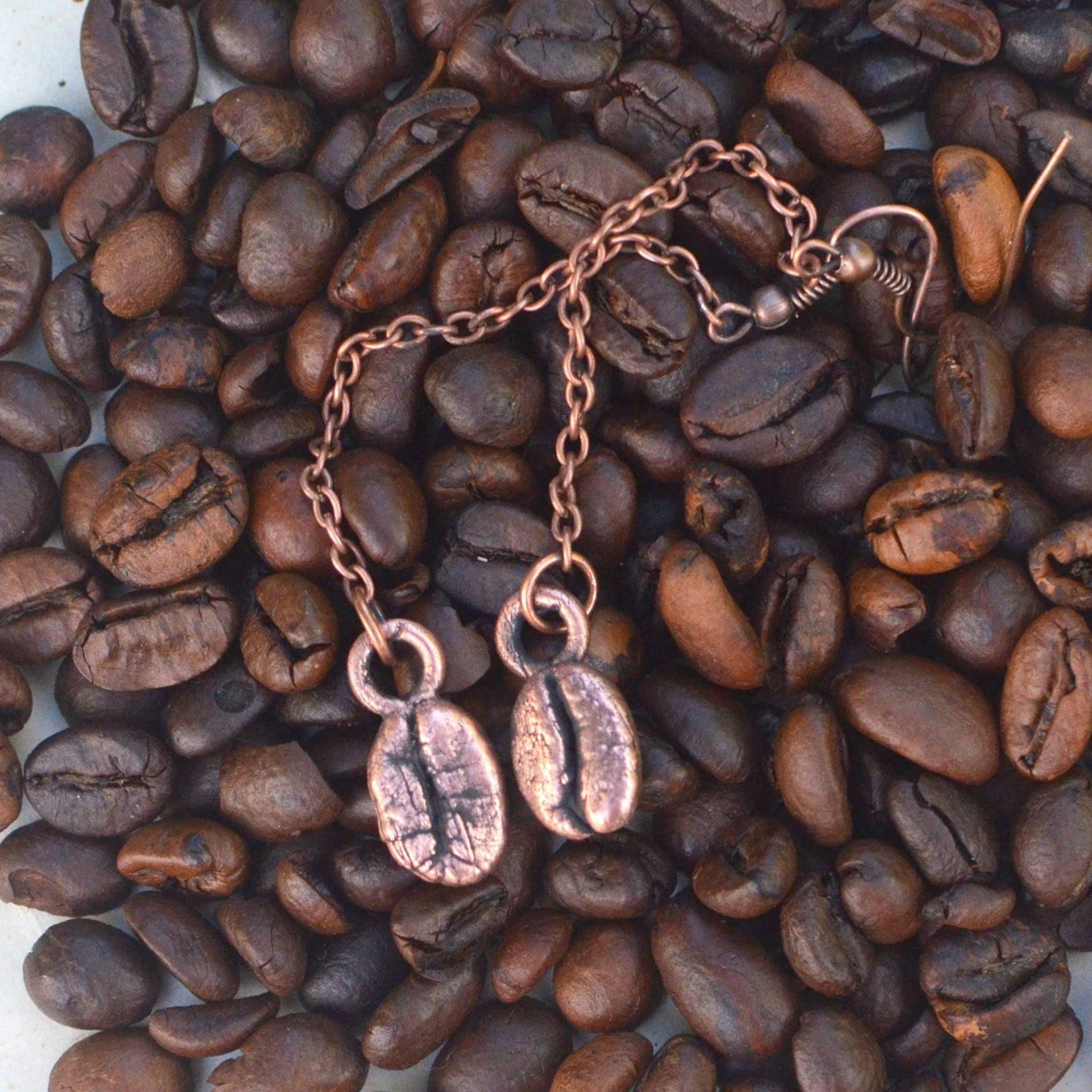 Kaffee Bohnen Ohrringe, Echter Kaffee in Kupfer, Elektrogeformte Geschenk Für Kaffeeliebhaber Kupfer Bio, Kaffeeschmuck Kaffee Bohnen Ohrringe, Echter Kaffee in Kupfer, Elektrogeformte Geschenk Für Kaffeeliebhaber Kupfer Bio, Kaffeeschmuck von VeryMeadow