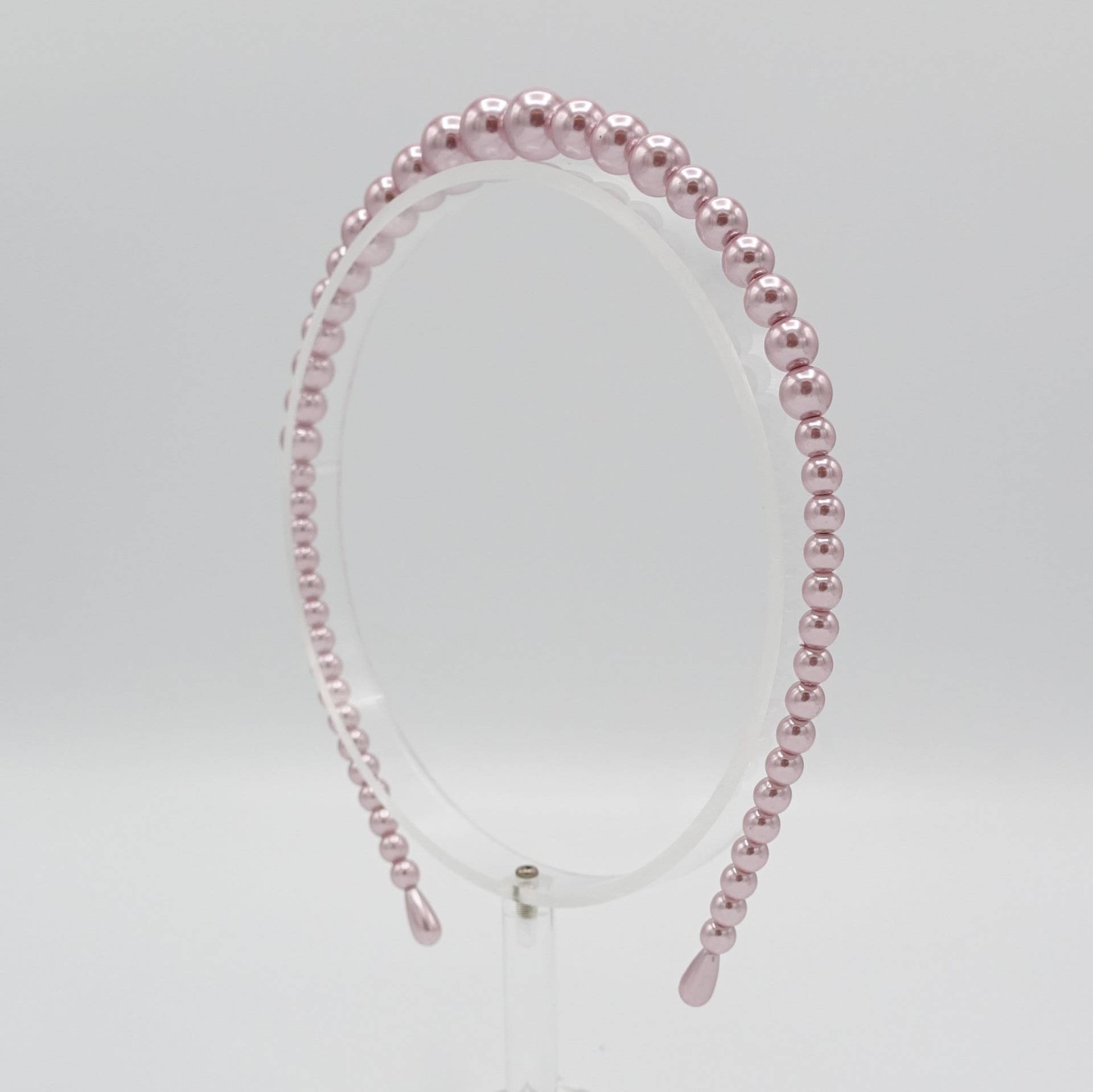 Basic Perlen Stirnband Schlichtes Haarband von VeryShine