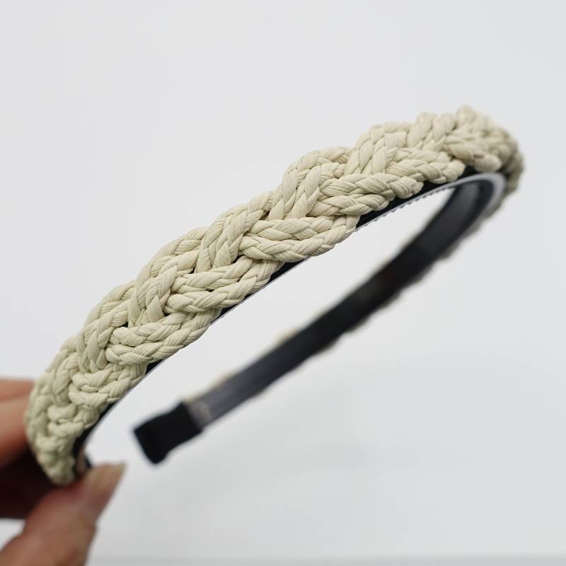 Geflochtenes Stirnband Basic Dünnes Haarband Damen Haar Accessoire von VeryShine