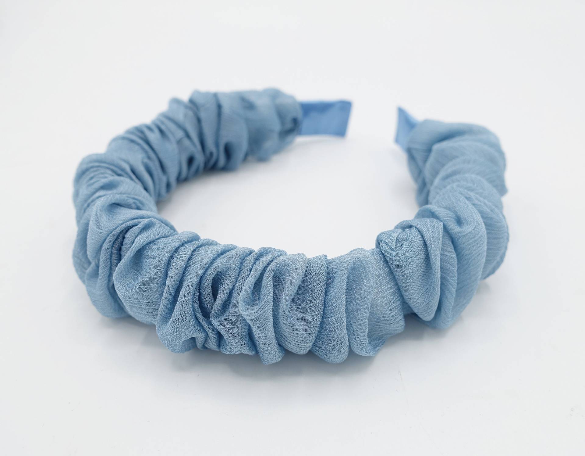 Geknittertes Chiffon Gerafftes Stirnband Gefaltetes Haarbandzusatz Für Frauen von VeryShine