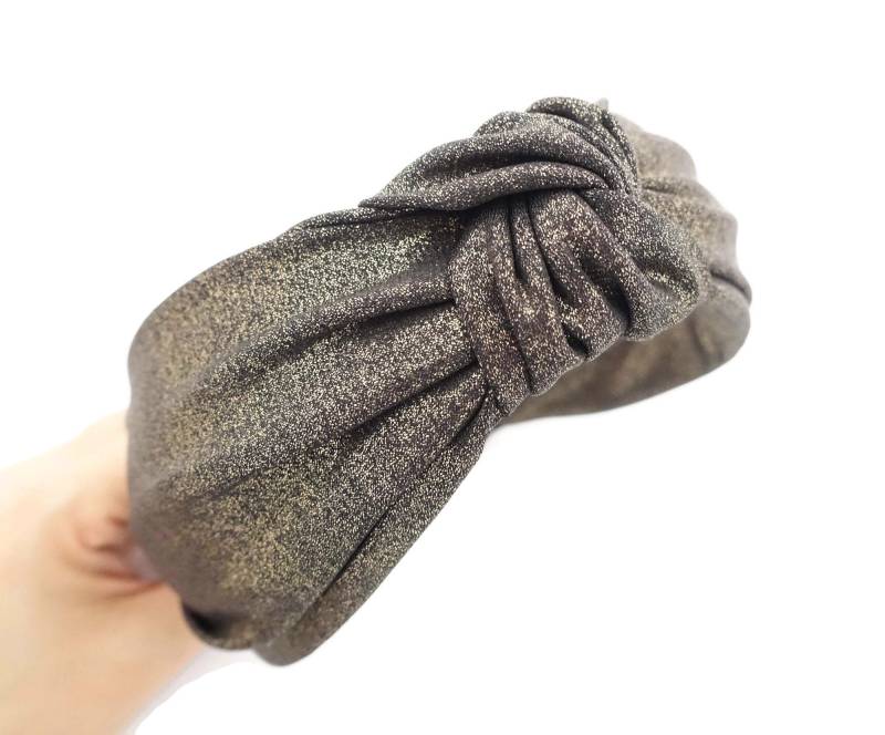 Metall Knoten Stirnband Schillernde Mode Haarband Frauen Haar Accessoire von VeryShine