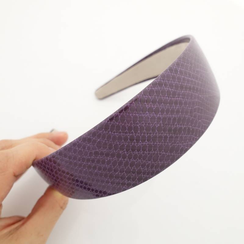Python Print Kunstleder Haarband Mode Frauen Stirnband von VeryShine