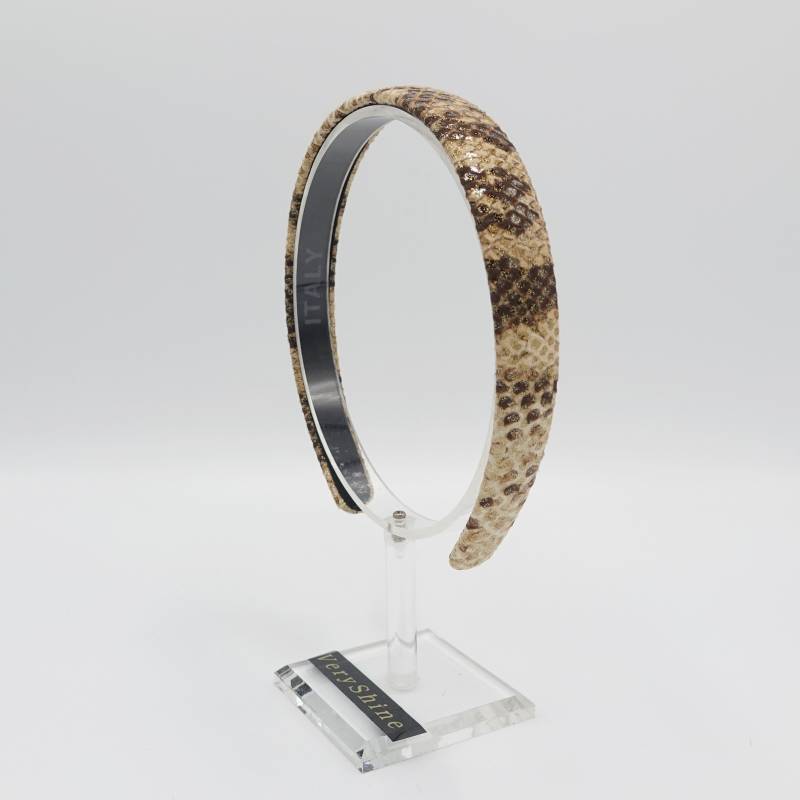 Python Stirnband Kunstleder Scrunchies Haar Accessoire Für Frauen von VeryShine