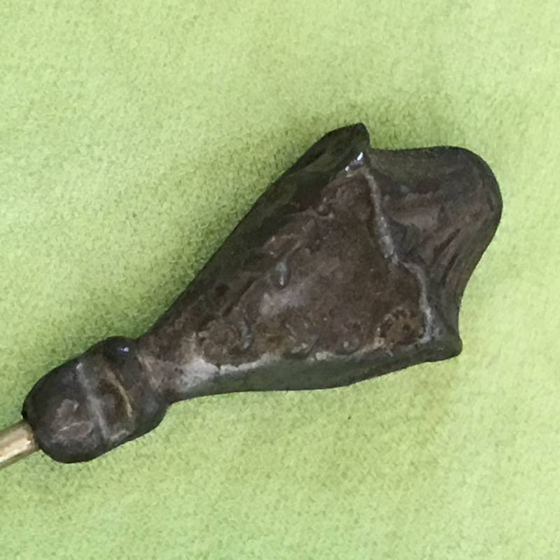 Antike Silber Verzierte Hutnadel. Kleines Metallornament An Einer von VeryVictorianStudio