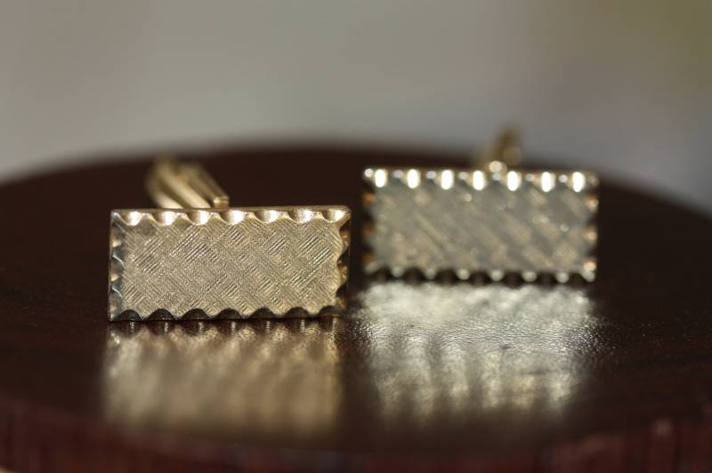 Herren Jahrgang Manschettenknöpfe - Rechteckig von VeryVintageFinds