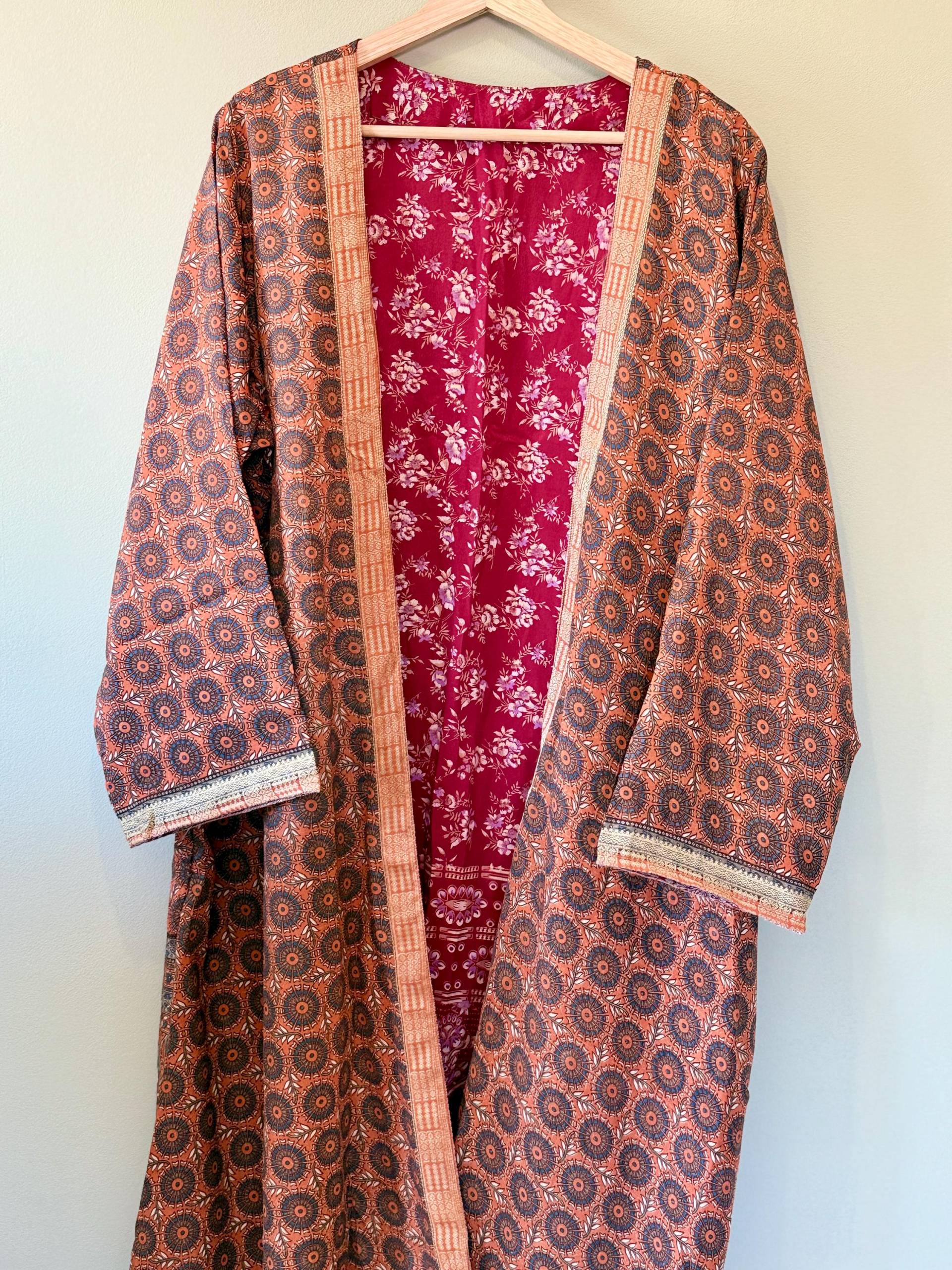 Sommer Langer Wendekimono Aus Seide Sommer Langer Wendekimono Aus Seide von VesaalConceptStore
