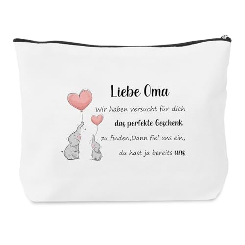 Geschenk für die Großmutter Kosmetiktasche für Oma Kosmetiktasche für Damen Geburtstagsgeschenk Dankeschön-Geschenk Kreatives Geschenk Individuell gestaltete Personalisierte von Vesberkl
