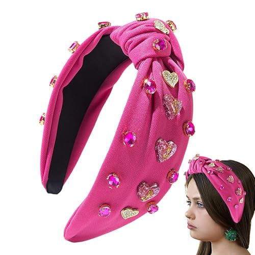 Vesidoloy Valentinstag-Stirnband, geknotetes Stirnband für Frauen - Breites Top-Knoten-Stirnband | Stilvolle Stirnbänder für Mädchen, Urlaubsparty-Kostümdekoration für Partys Vesidoloy Valentinstag-Stirnband, geknotetes Stirnband für Frauen - Breites Top-Knoten-Stirnband | Stilvolle Stirnbänder für Mädchen, Urlaubsparty-Kostümdekoration für Partys von Vesidoloy