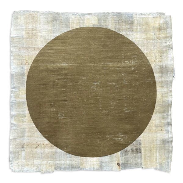 Veskor Cassiopeia CENTRAL MOON PAPYRUS Linoldruck | 24 × 24 cm | Mediumgold auf natürlichem Papyrus-Papier Veskor Cassiopeia CENTRAL MOON PAPYRUS Linoldruck | 24 × 24 cm | Mediumgold auf natürlichem Papyrus-Papier von Veskor Cassiopeia