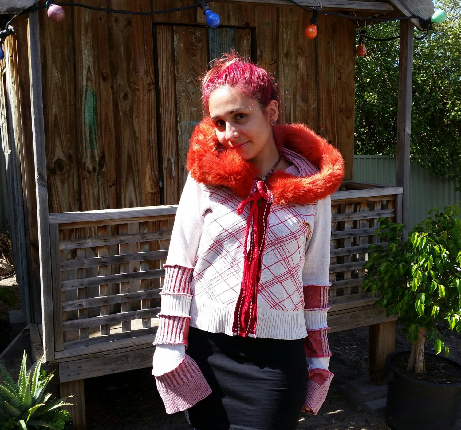 Recycling Upcycling Elf Jacke von VesnaThredz