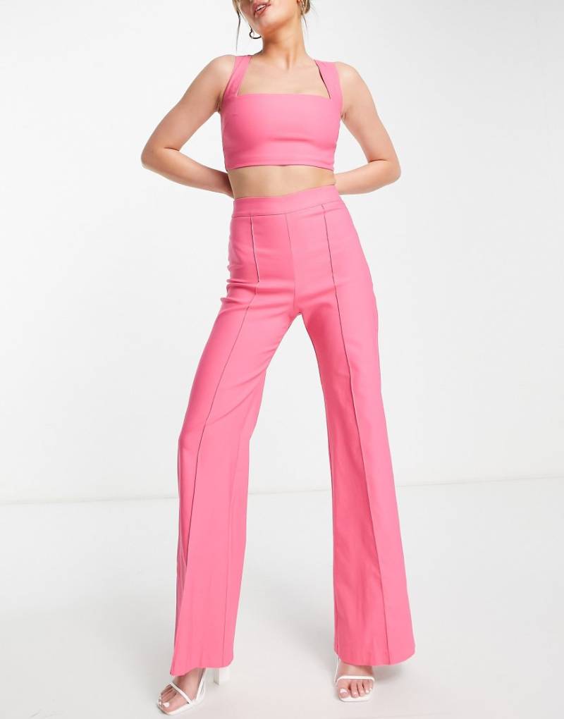 Vesper - Hose in Rosa mit weitem Bein, Kombiteil von Vesper