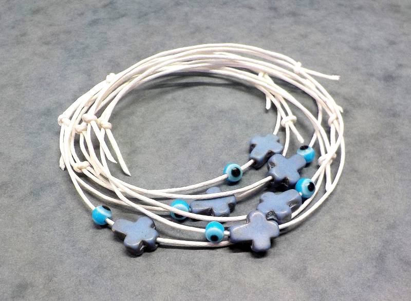 Taufarmband, Freundschaftsarmband, Martyrika, Erstkommunion-Gastgeschenke, Babyparty-Geschenk, Taufgeschenk - 10-Tlg von VessCrafts