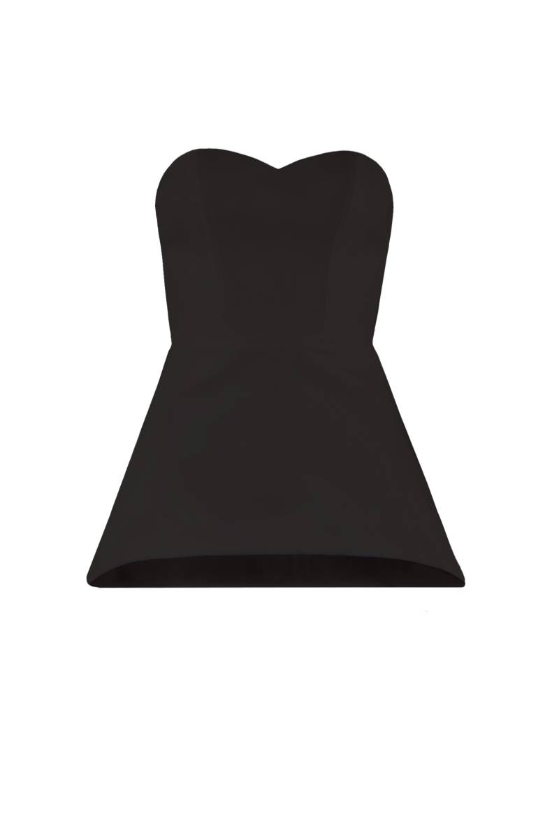 Vestiaire d'un Oiseau Libre | BLACK CORSET MINI DRESS | Women's Black Mini dresses von Vestiaire d'un Oiseau Libre