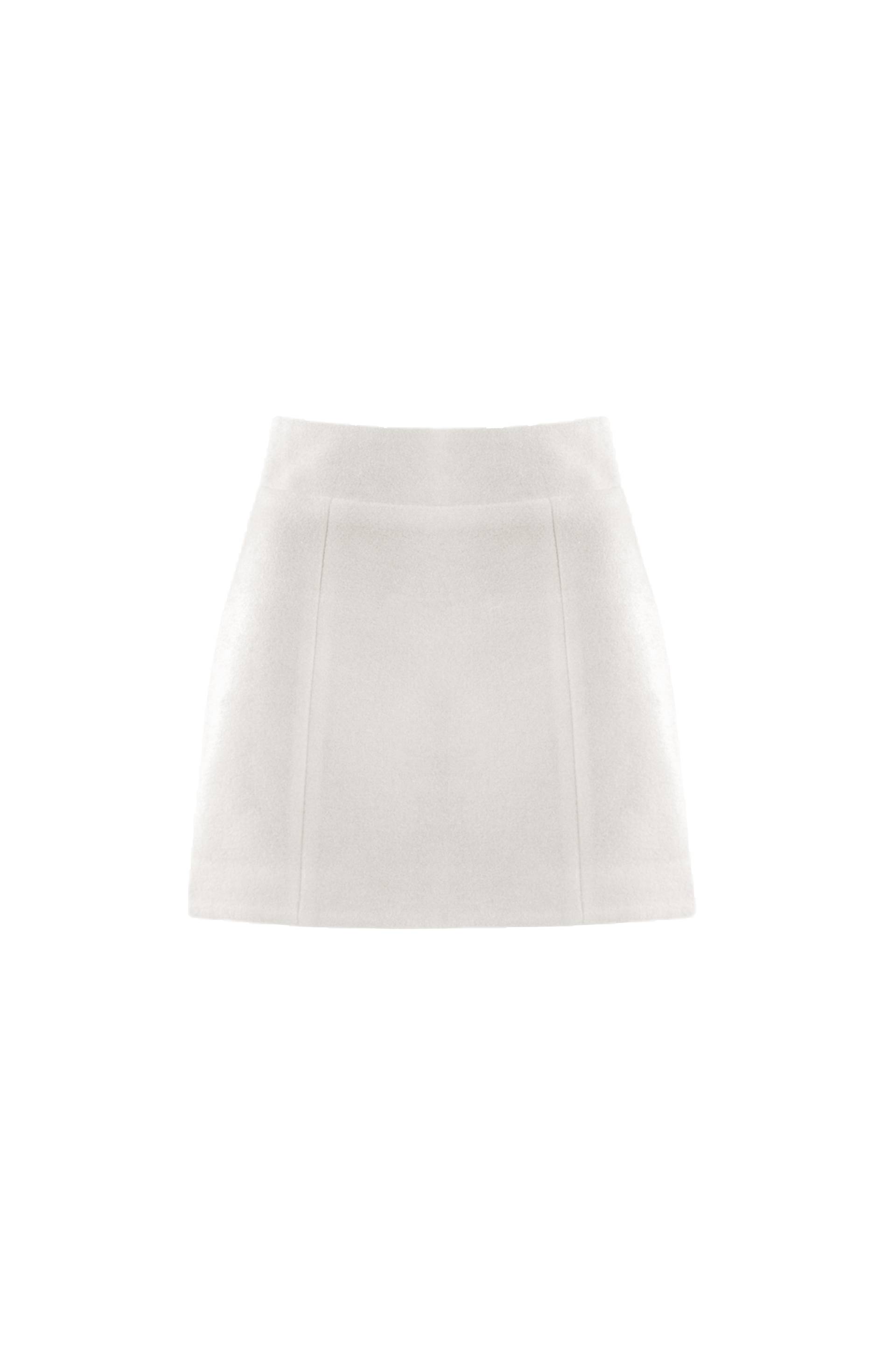 CASHMERE MINI SKIRT - White - XXS - Vestiaire d'un Oiseau Libre - Mini skirts CASHMERE MINI SKIRT - White - XXS - Vestiaire d'un Oiseau Libre - Mini skirts von Vestiaire d'un Oiseau Libre