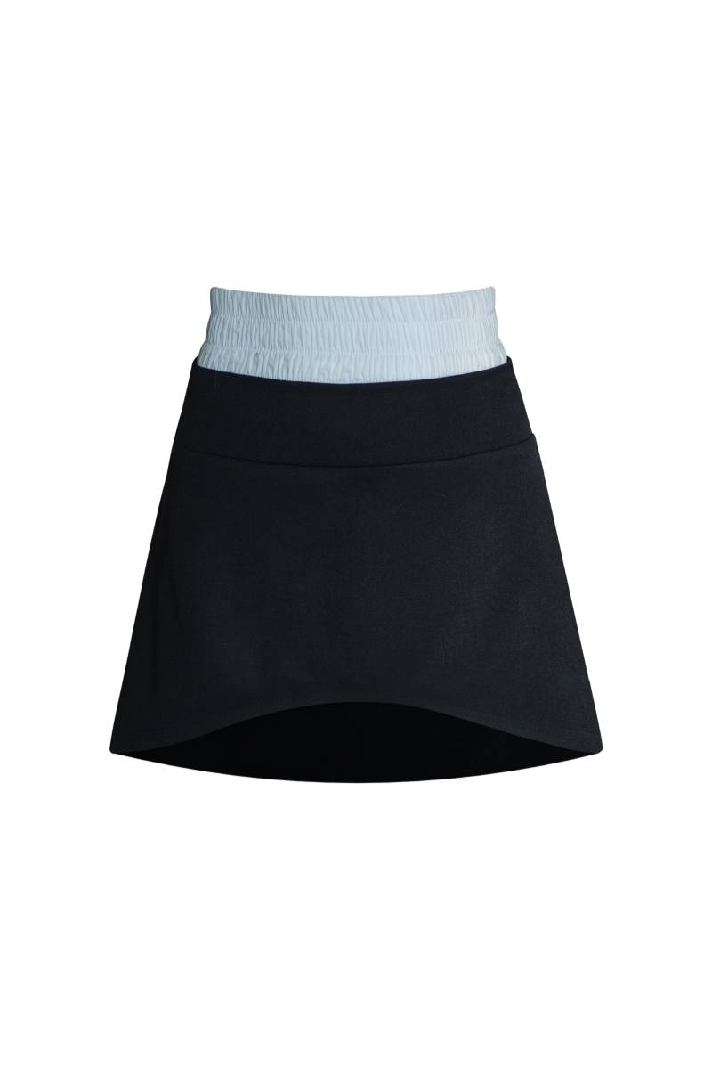 Vestiaire d'un Oiseau Libre | CONTRAST SKIRT | Women's Black Mini skirts von Vestiaire d'un Oiseau Libre