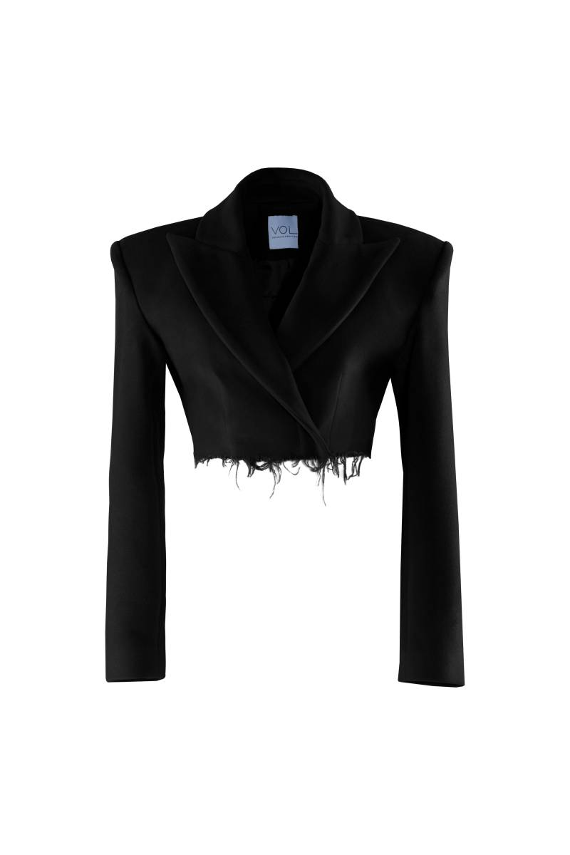 Vestiaire d'un Oiseau Libre | DISTRESSED CASHMERE JACKET | Women's Cropped jackets von Vestiaire d'un Oiseau Libre