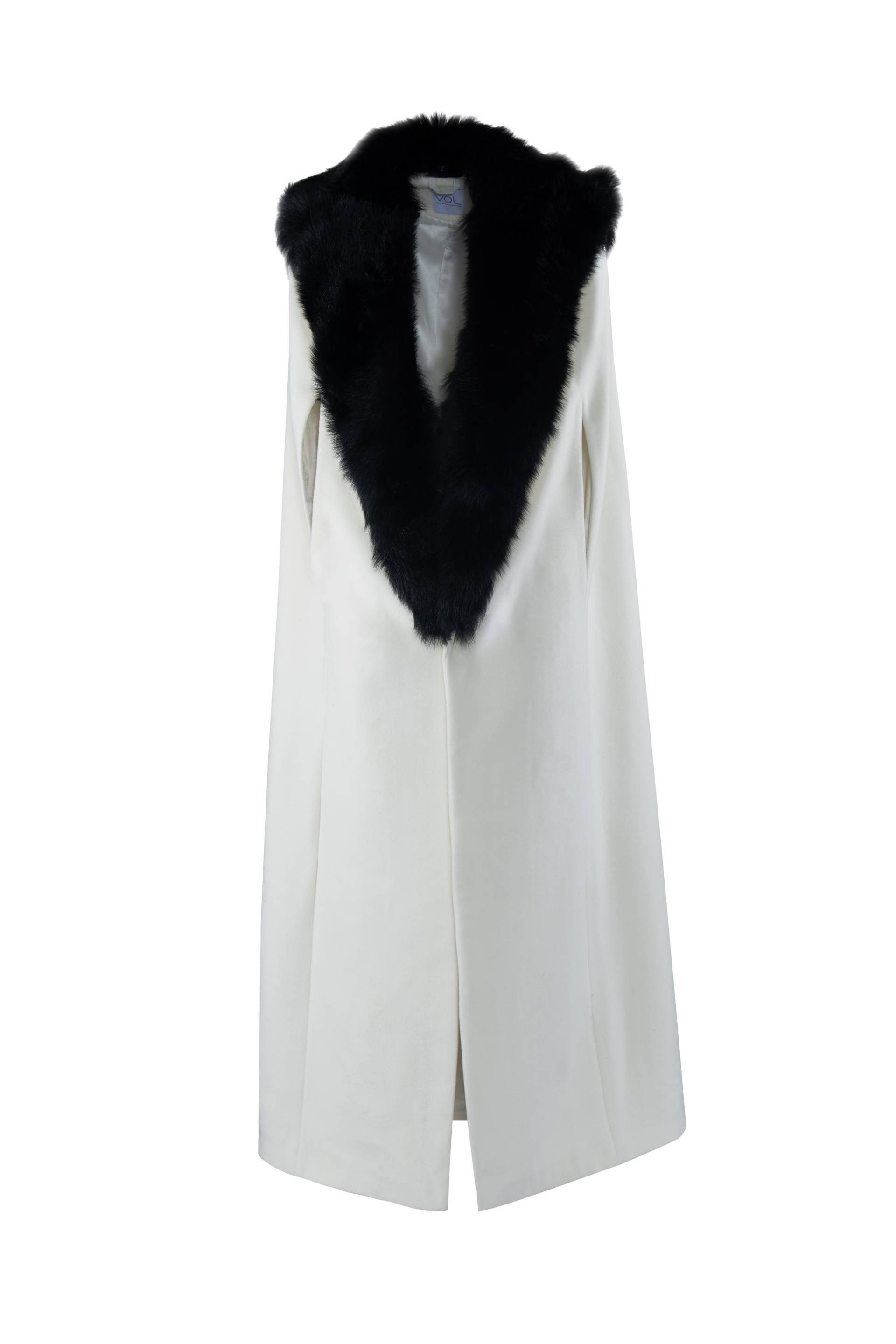 FUR CASHMERE BLEND CAPE - White - XXS - Vestiaire d'un Oiseau Libre - Capes FUR CASHMERE BLEND CAPE - White - XXS - Vestiaire d'un Oiseau Libre - Capes von Vestiaire d'un Oiseau Libre