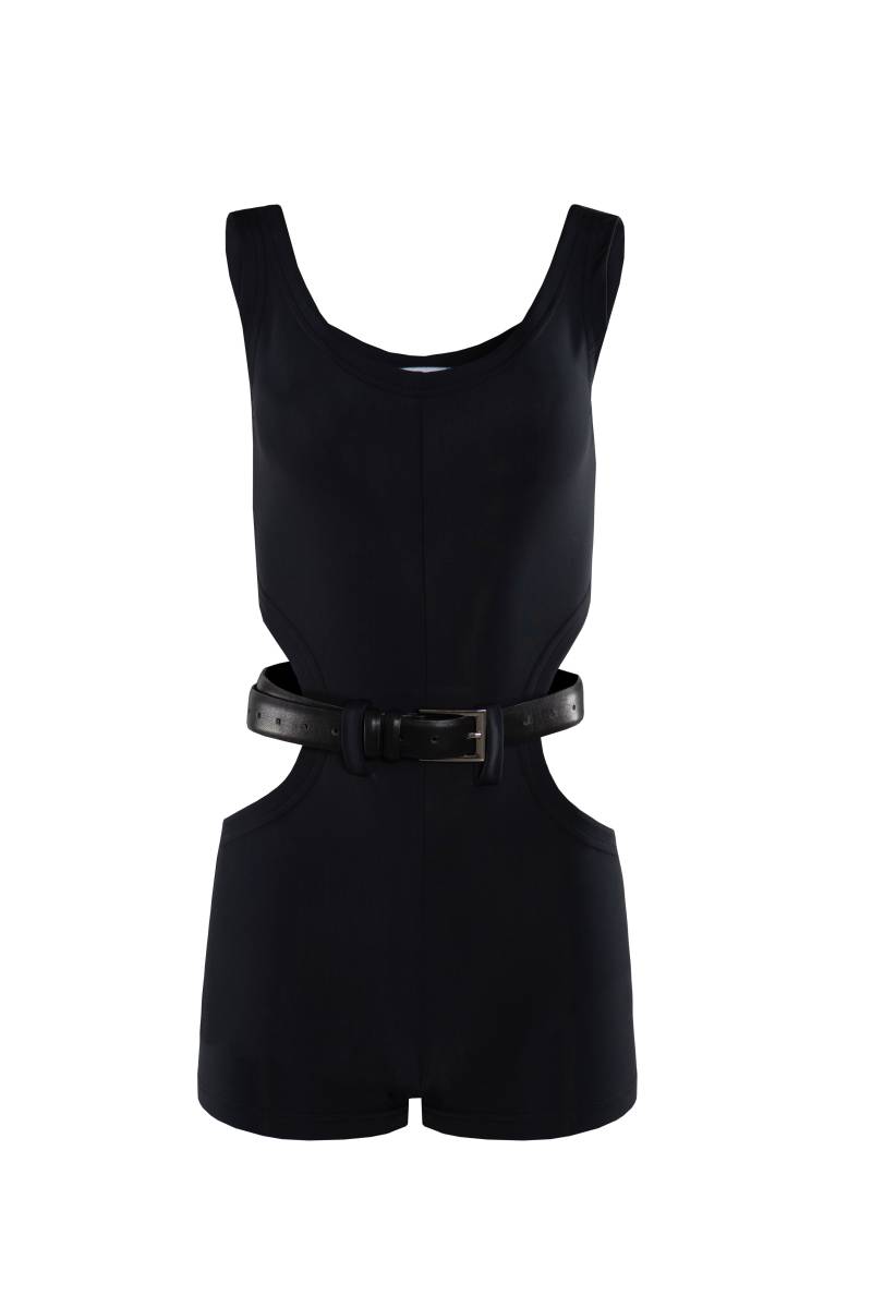 Vestiaire d'un Oiseau Libre | Lycra Cut-Out Jumpsuit | Women's Shadow Jumpsuits von Vestiaire d'un Oiseau Libre