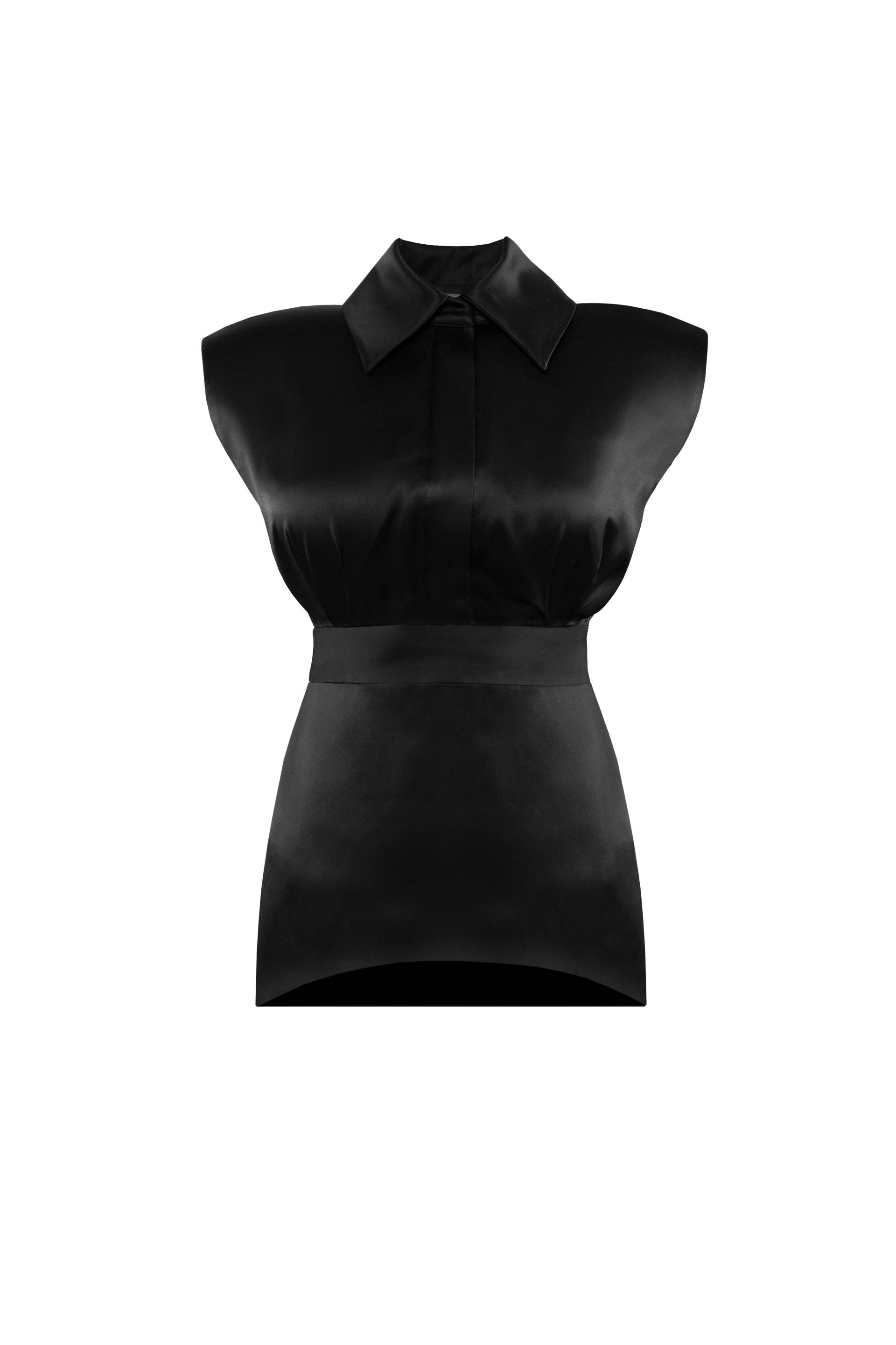 Sleeveless Silk Mini Dress - Black - XXS - Vestiaire d'un Oiseau Libre - Mini dresses Sleeveless Silk Mini Dress - Black - XXS - Vestiaire d'un Oiseau Libre - Mini dresses von Vestiaire d'un Oiseau Libre