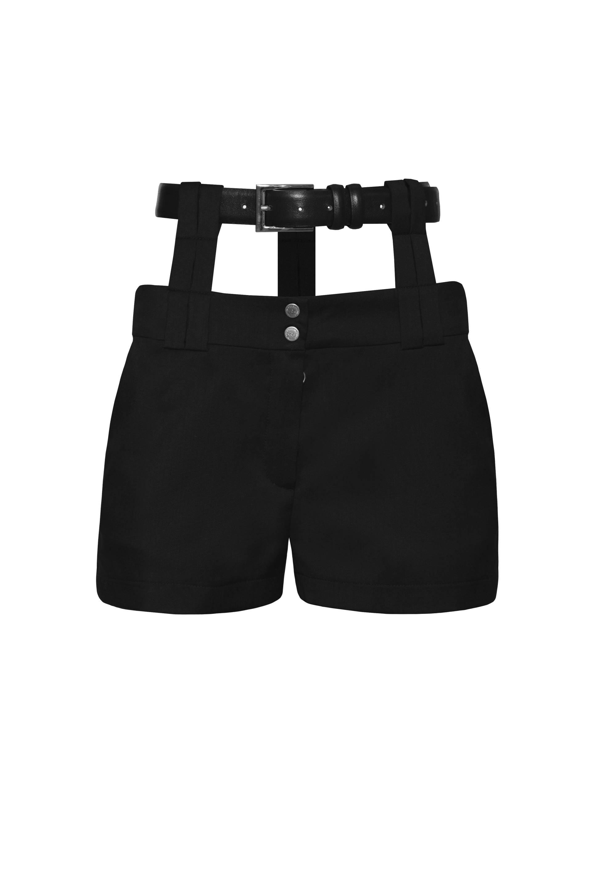 Suspended Waistband Shorts - Black - XXS - Vestiaire d'un Oiseau Libre - Mini shorts Suspended Waistband Shorts - Black - XXS - Vestiaire d'un Oiseau Libre - Mini shorts von Vestiaire d'un Oiseau Libre