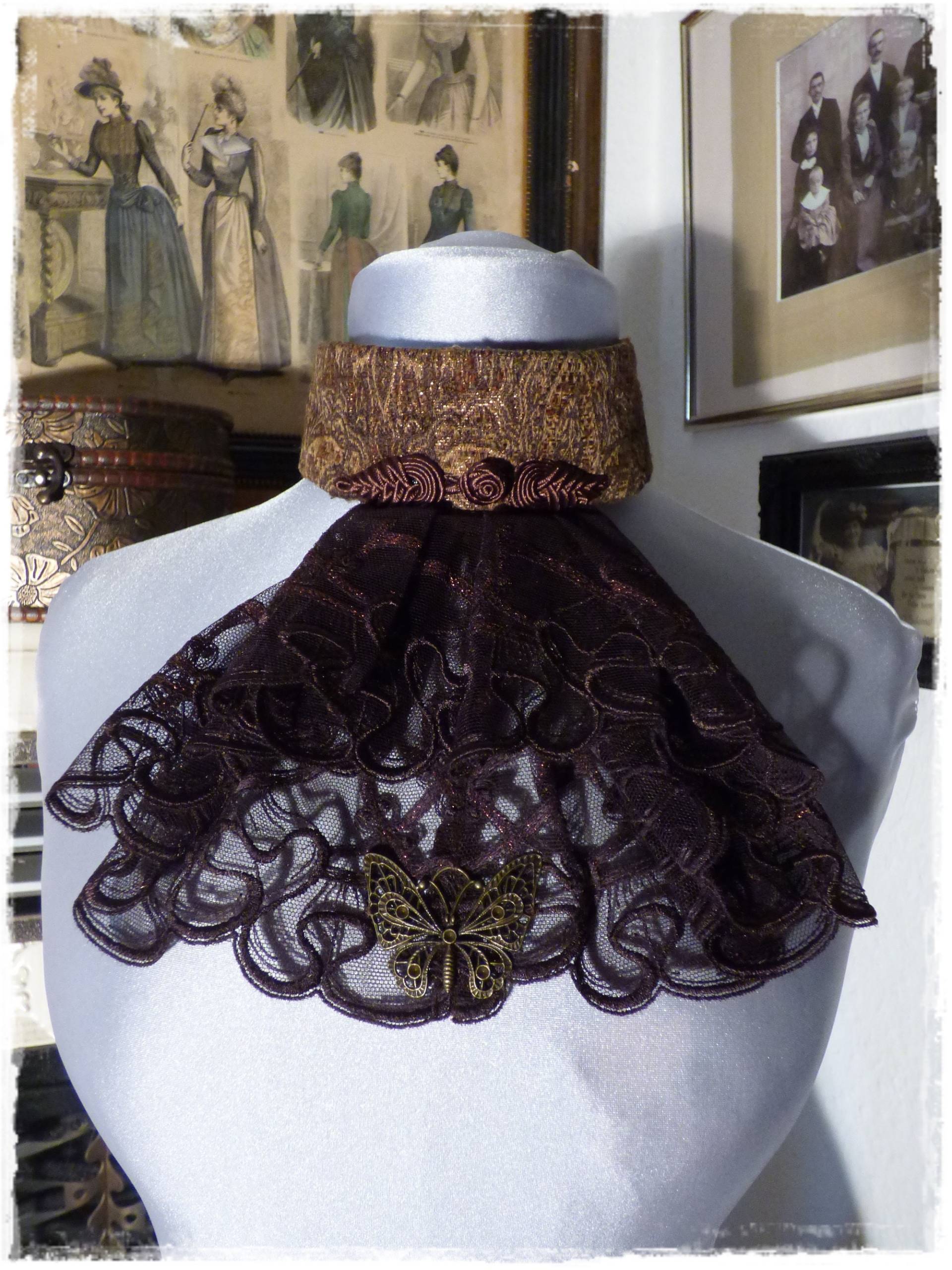 Jabot, Steampunk Style, Halsschmuck, One Size Jabot, Steampunk Style, Halsschmuck, One Size von Vestimentum