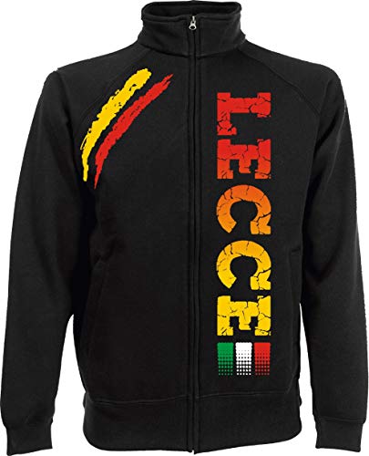 Generico Jacke Lecce Tifosi Ultras Fußball Sport Von s XXL und 4 Farben verfügbar - Noir, M von Vestipassioni