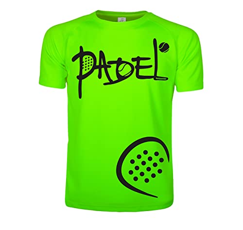 Vestipassioni Padel-T-Shirt, personalisierbar, mit Namen, ideal für Training oder Wettkampf, technisches T-Shirt für Padel, Sporttrikot, grün neon, M Vestipassioni Padel-T-Shirt, personalisierbar, mit Namen, ideal für Training oder Wettkampf, technisches T-Shirt für Padel, Sporttrikot, grün neon, M von Vestipassioni