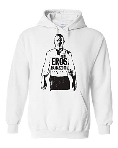 vestipassioni Kapuzensweatshirt ramazzotti Musik Italien(XXL, Weiß) von Vestipassioni