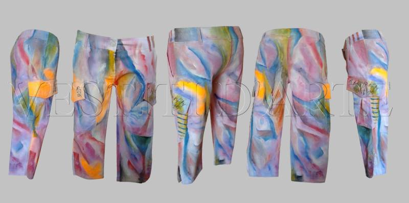 Bemalte Boho Jeans Personalisiert Vintage Plus Size Kleidung Hose Ideen Für Sie Frauen Haremshose Gypgy Hippie Palazzo Unikat Geschenke Männer von Vestitidarte