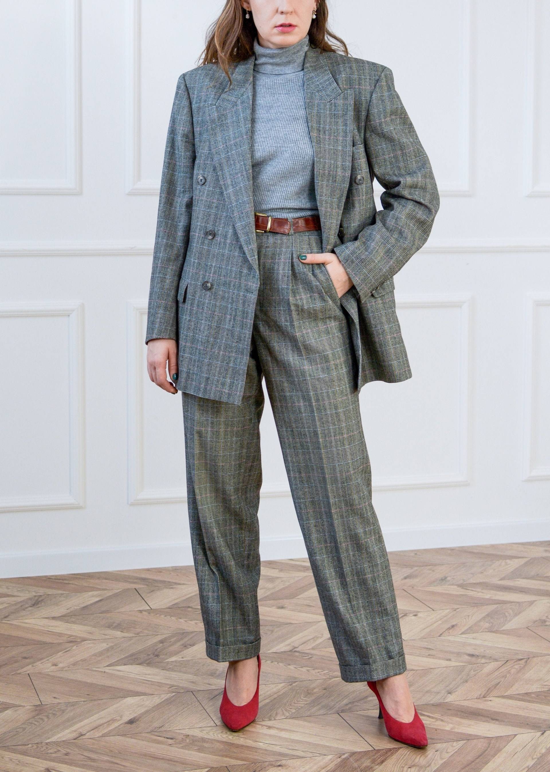 Hugo Boss Vintage 80Er Anzug Reine Wolle von VestiumConcept