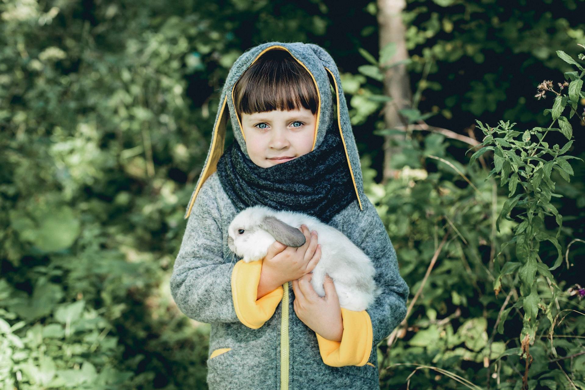 Häschen Mantel, Hoodie Für Kleinkinder, Handgemachter Wollmantel, Winterjacke Mädchen von Vestos