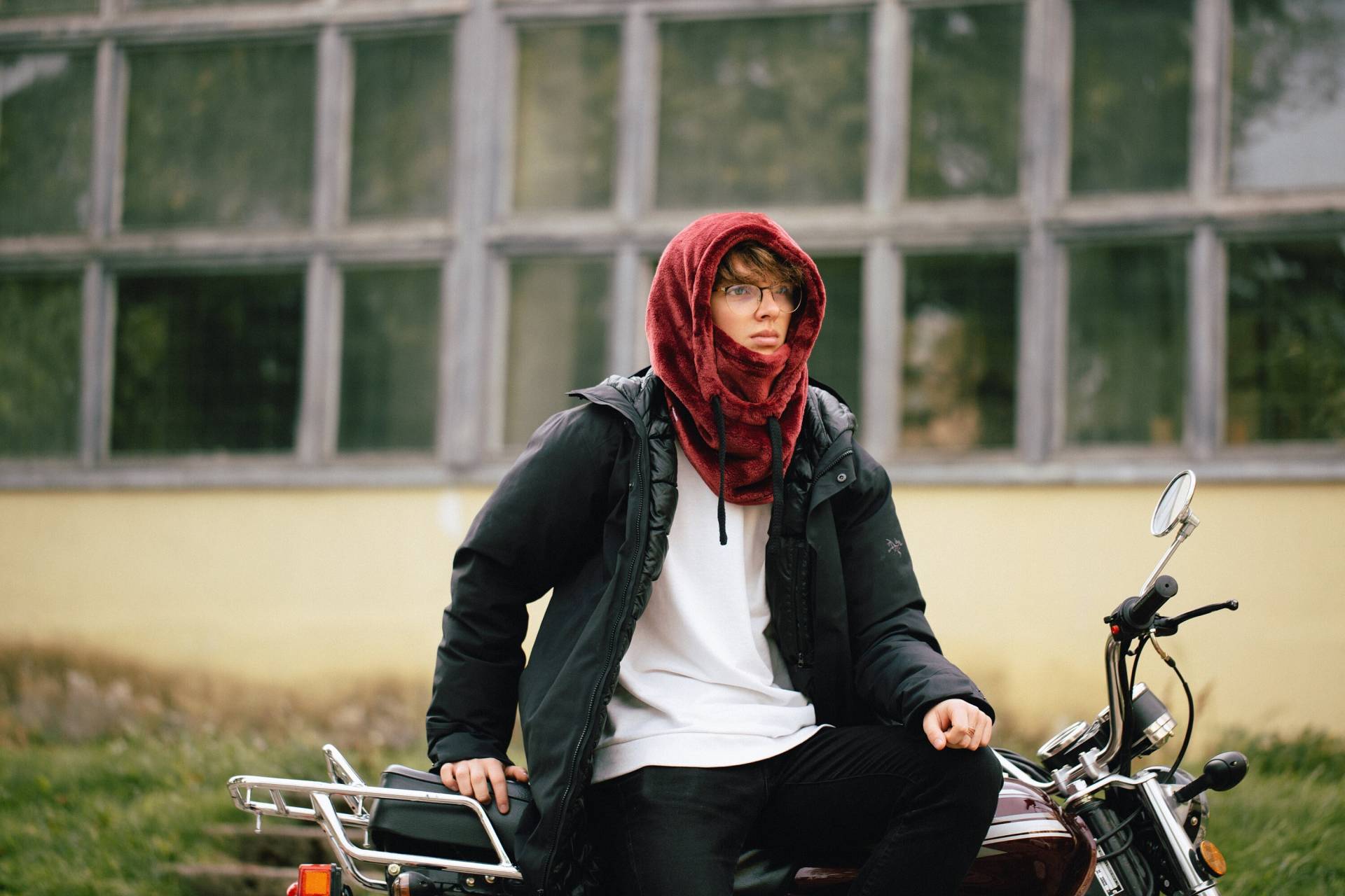 Trendige Balaclava Aus Fleece. Sherpa Hood - Helmkompatibel Warme Winterkapuze Für Ski, Snowboard. Kuschelige Trendige Balacva Fleece Mit von Vestos