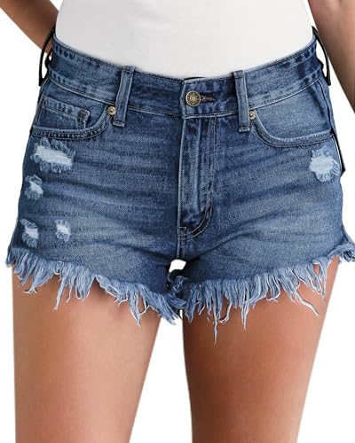 Vetinee Hose Damen Kurz Kurze Hosen Damen Sommer Jeans Helles Kobaltblau Größe Medium Passt EU Größe 38 bis EU Größe 40 Vetinee Hose Damen Kurz Kurze Hosen Damen Sommer Jeans Helles Kobaltblau Größe Medium Passt EU Größe 38 bis EU Größe 40 von Vetinee