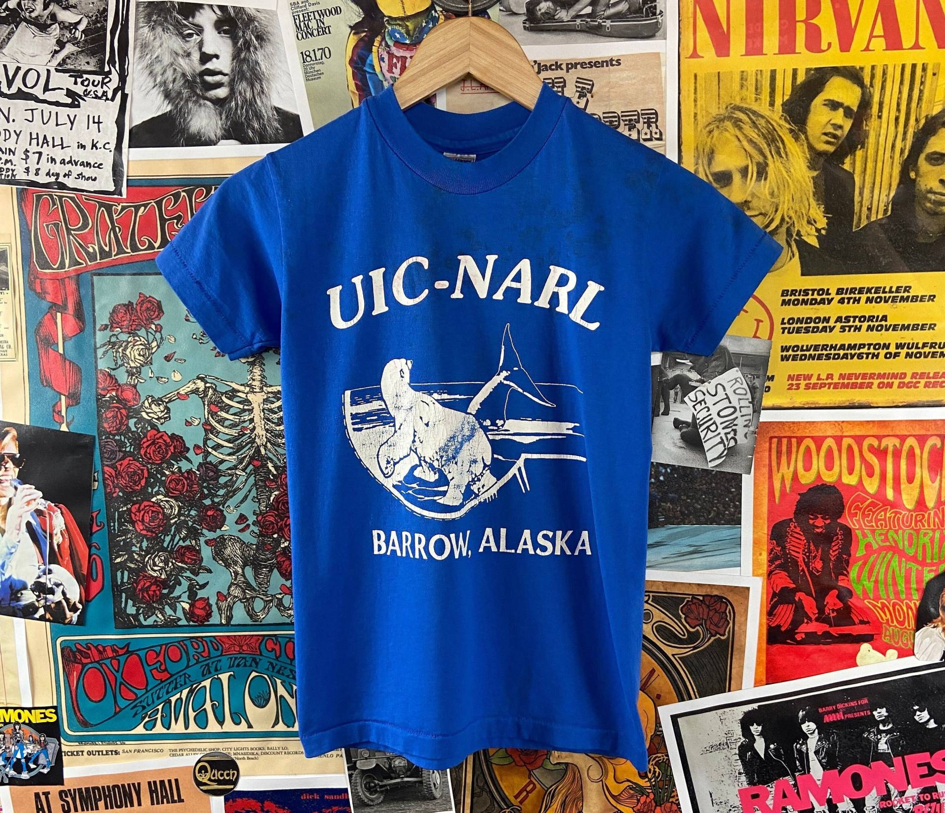 Vintage Kids 80Er Jahre Uic-Narl Beagle Alaska Naval Arktis Forschungslabor Klimaänderung Wissenschaft T-Shirt Größe 12 Alter 9-10, Kinder von VettedVintageWares