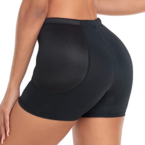 Vevarble Damen Butt Lifter Miederslips Hip Enhancer Shapewear Padded Push Up Gepolsterter Unterhose Leggings Body Shaper Miederpants (XL-Black) von Vevarble