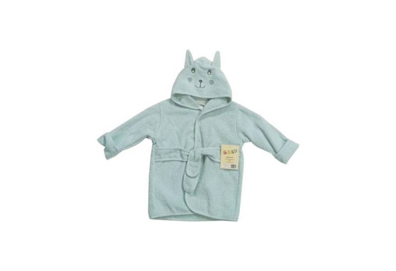VewoTex Babybademantel Frottée mit Tiergesicht » Morgenmantel & Kleinkinder Badetuch, 100% Baumwolle » mit Kapuze und Gürtel von VewoTex