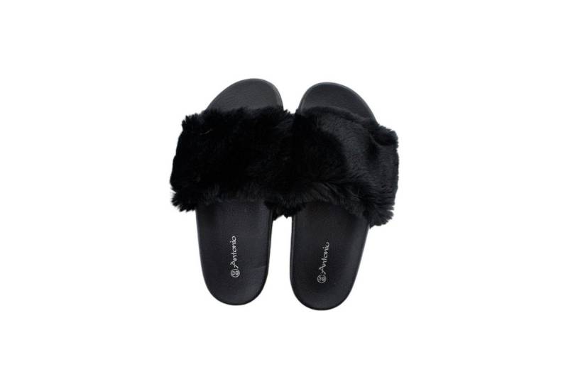 VewoTex Damen Hausschuhe mit Fell » Damenschuhe mit Kunstfell Hausschuh (1 Paar, 2-tlg., Kein Set) Schlappen & Garten Schuhe » Pantoffeln mit Kunstpelz von VewoTex