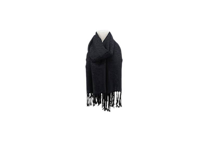 VewoTex Schal Damen Winterschal 175x70cm » Fransenschal mit Paisleymuster, (Einzelner Schal, 1-St. einteilig), » Blumen Muster » seidig weich von VewoTex