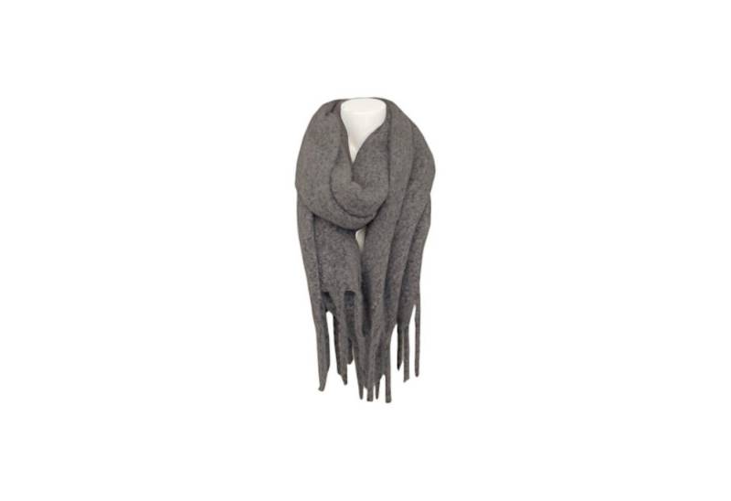 VewoTex Schal Winter Damen Schal » Winterschal Dread Style » Winterfarben, (Kein Set, 1-St. Einzelner Schal), » Fransenschal 187 x 50 cm » warmer Damenschal mit dicken Fransen von VewoTex