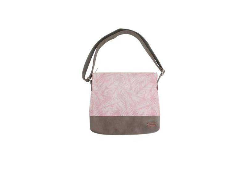 VewoTex Umhängetasche Damen Schulter Tasche » Tropische Blumen 28 x 32 cm (Einzeln, 1-tlg., Kein Set), leichte Umhängetasche » Handtasche » Reißverschluss und Schultergurt von VewoTex