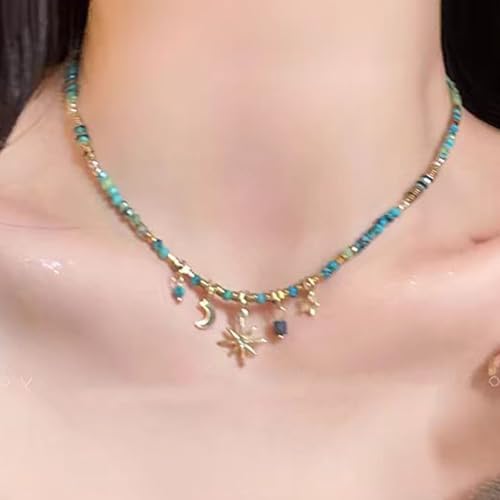 Vexebnular Mode Doppelschicht Steinarmbänder Farbige Perlenarmband Einzigartiger Festivalschmuck Geeignet Zum Aussehen Passt Vexebnular Mode Doppelschicht Steinarmbänder Farbige Perlenarmband Einzigartiger Festivalschmuck Geeignet Zum Aussehen Passt von Vexebnular