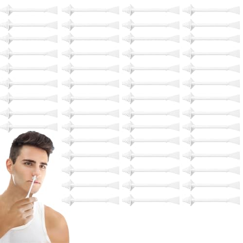 200 Stück Nasenhaarentferner Herren – Einweg Nasenhaar Wachs Applikatoren – Dual-End Nasenwachs Stäbchen – Wax Stick für Männer & Frauen – Stäbchen Nasenhaar Set von Vexran