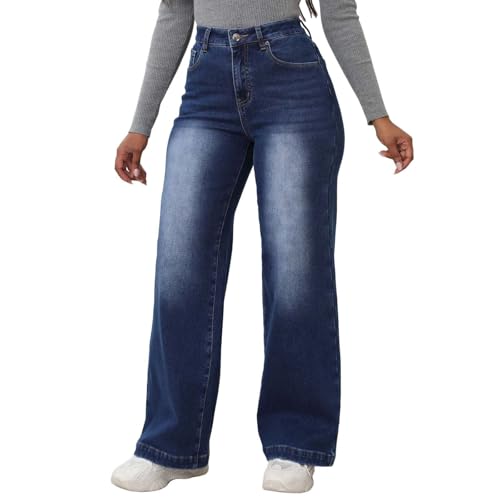 Baggy Jeans Damen Winter Warme Gefütterte Thermojeans Vintage Weites Bein Jeanshose Fleece Cargohose Retro Innenfleece Thermohose Baumwolle Hohe Taille Verdickte Winterhose Baggy Jeans Damen Winter Warme Gefütterte Thermojeans Vintage Weites Bein Jeanshose Fleece Cargohose Retro Innenfleece Thermohose Baumwolle Hohe Taille Verdickte Winterhose von Vexuqedy