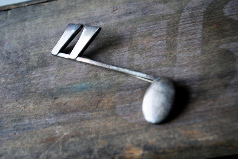 Mod Vintage 60Er Jahre, Sterling Silber Musik Note, Pin. Hergestellt Von Lang von VezaVe