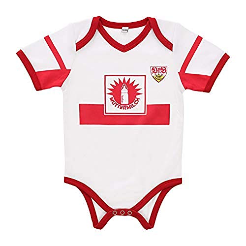 GOTS VfB Stuttgart Baby Body Muttermilch in 3 Größen verfügbar (50/56 - 74/80) VfB Fairplay Fairtrade! (62/68) von VfB Stuttgart