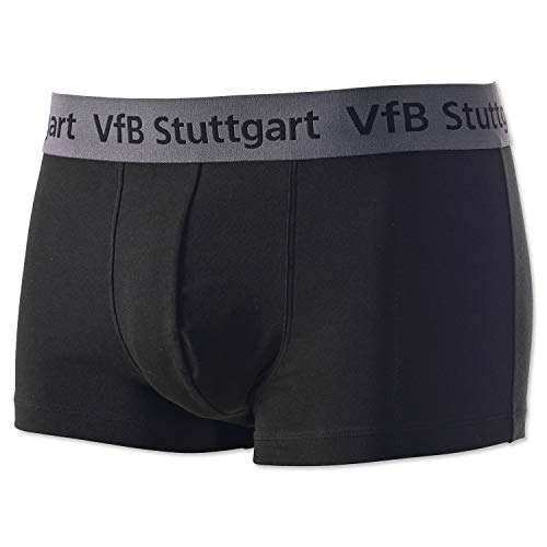 VfB Stuttgart 2er Pack Retro Short / Unterhosen / Boxershort schwarz/grau verschiedene Größen (4-8) (6) von VfB Stuttgart