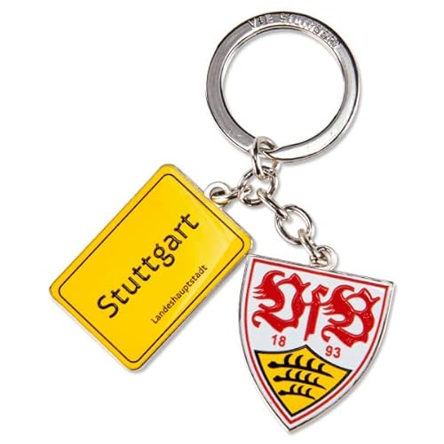 VfB Stuttgart Schlüsselanhänger Stadtschild von VfB Stuttgart