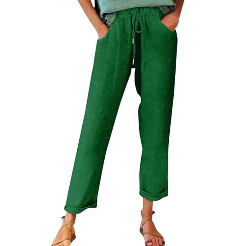 Sport Shorts Damen Stoffhose Sommer Coole Damen-Jeans Trousers Style Pants Damen Sommerhose Lang Trackpants Damen Damen Sommer Kleidung Weiße Jogginghose Damen von VgguDoe